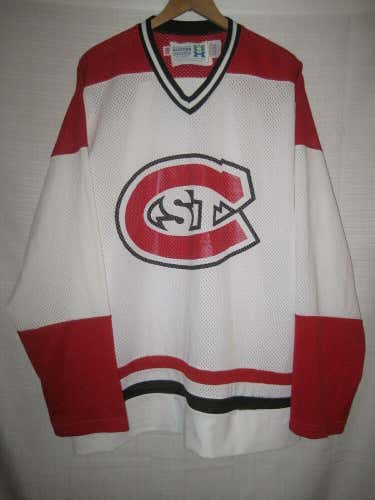 St. Cloud State Huskies Hockey Jersey men's L white