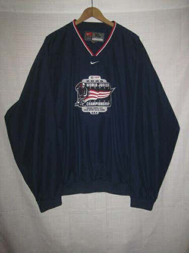 Team USA 2005 World Junior Championship Hockey Jacket men's XL Crosby Ovechkin