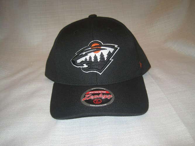 Minnesota Wild Zephyr Hockey Hat NWOT NEW black adjustable