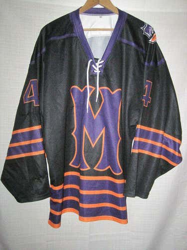 Minneapolis Storm Throwback Hockey Jersey men's M black #4