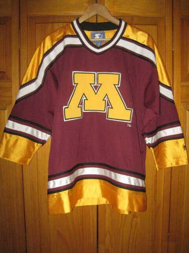 Minnesota Golden Gophers college hockey jersey kids boys L/XL Starter