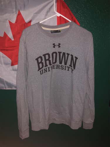 Under Armory Brown University Crew neck (size M)