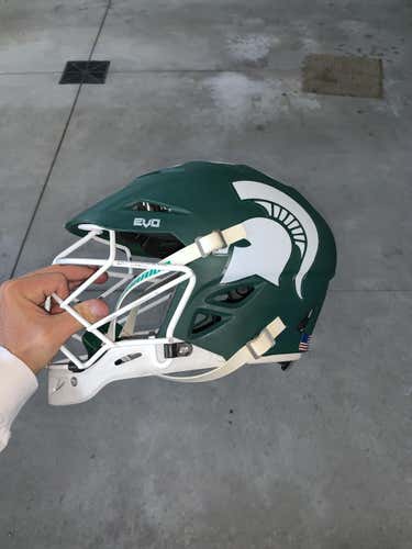 Michigan state lacrosse warrior evo helmet L/XL