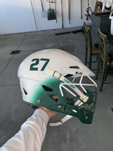 Michigan state lacrosse warrior evo helmet L/XL
