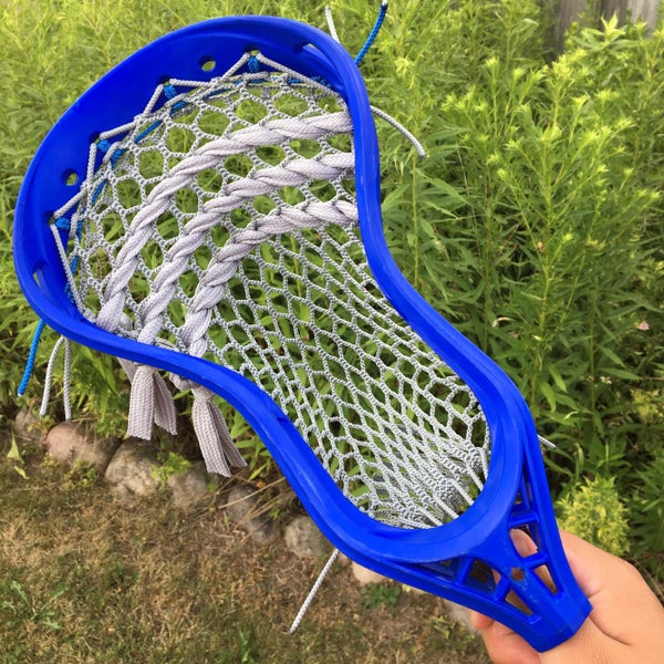 Royal Blue Dyed SringKing Mark 2V w/ Grey Hero Mesh Mesh - Lacrosse Head