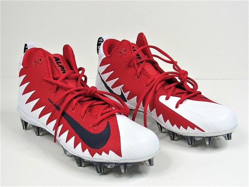 NEW Nike Alpha Menace Pro Mid Football Cleats NFL Texans