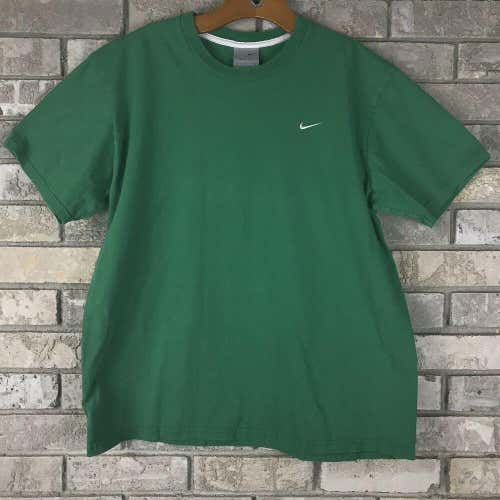Vtg Early 2000s Mens Large Green Gray Tag Green T Shirt Simple Check Vintage OG