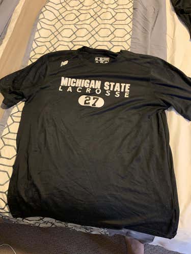 Michigan State New Balance lacrosse shooter Shirt