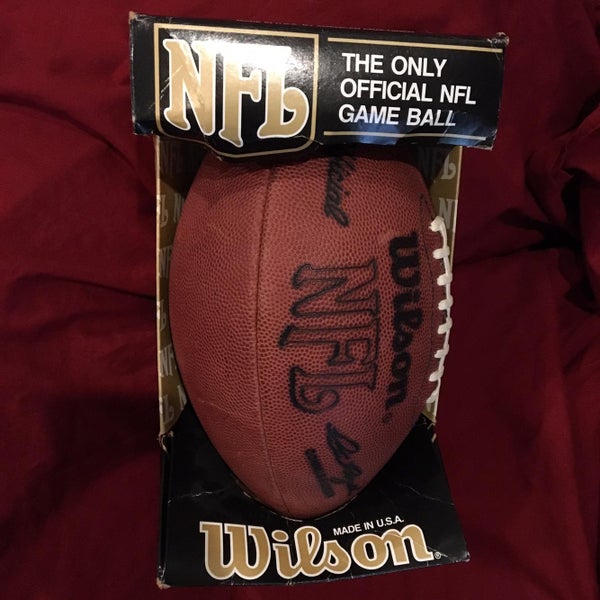 RARE Wilson On Field Authentic NFL Game Ball Football Gold Edition