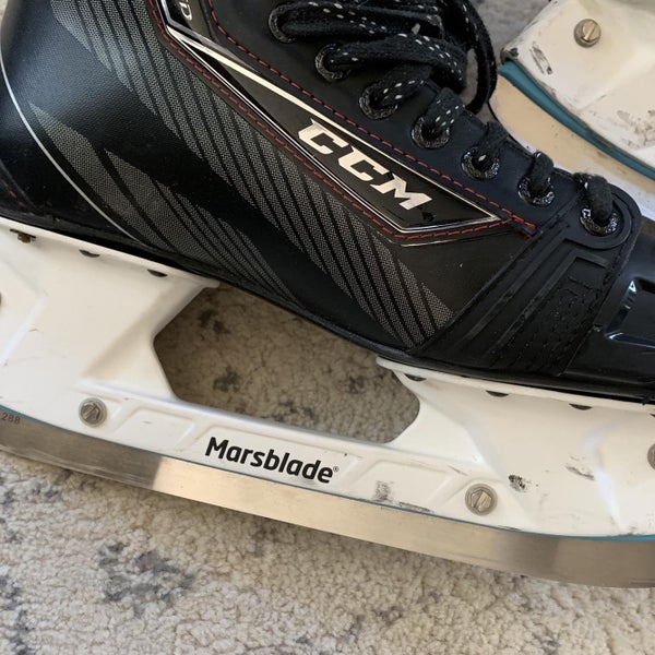 Marsblade Ice Holder JetSpeed 280 Hockey Skates Senior Size 10 With EXTRA STEEL SidelineSwap