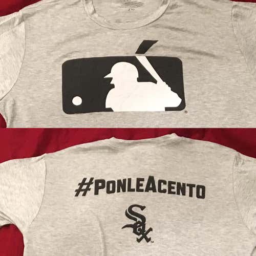 2018 Chicago White Sox MLB #PonleAcento Team Issued Latin Spanish Undershirt RARE!