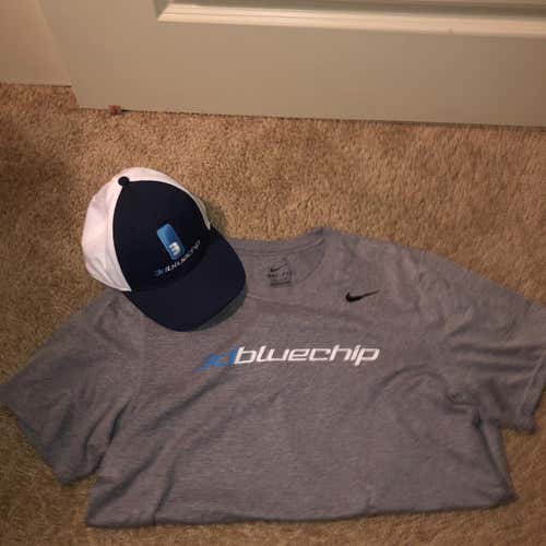 Bluechip Fitted Hat & Nike drifit T