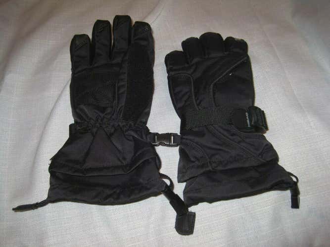 Head Outlast Waterproof Insulated Ski Gloves with Pocket Youth Kids M Black