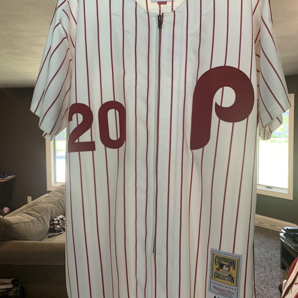 Mike Schmidt Philadelphia Phillies Mitchell & Ness Cooperstown Collection  Size 2X Jersey