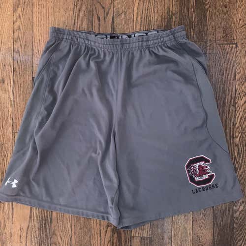 [USED] South Carolina Lacrosse Gray Athletic Shorts (2017) [L]