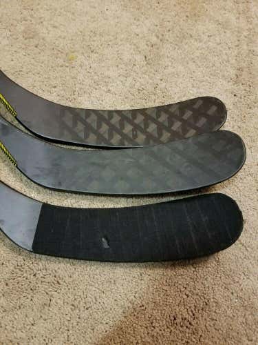3 Pack CCM SUPER TACKS Left LH 85 flex Penguins Pro Stock Used Hockey Sticks wil
