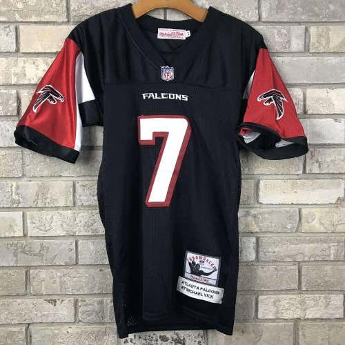 Rare Vtg Mitchell & Ness Michael Vick Mens Size 44 Stitched NFL Falcons Jersey 7
