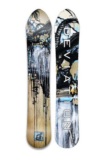 new DEVIATION the PRIME custom USA made 159 cm POWder all mountain Snowboard