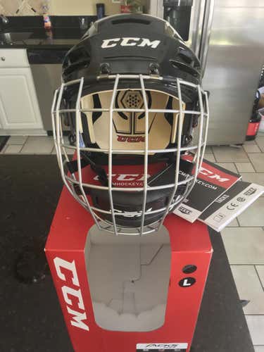 *Brand New CCM Tacks 110 Helmet with full cage, Never Been Worn*