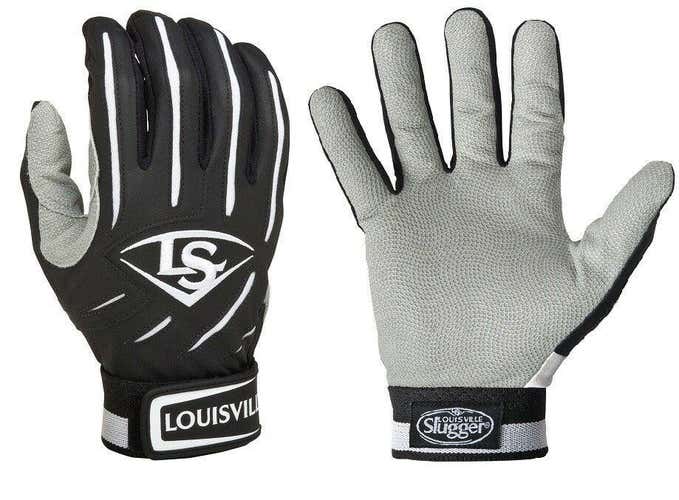 Louisville Slugger Baseball Batting Gloves Black