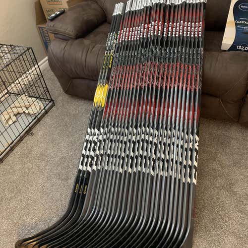 New JetSpeed And AS1 Hockey Sticks Lefty Mid Senior Pro Stock