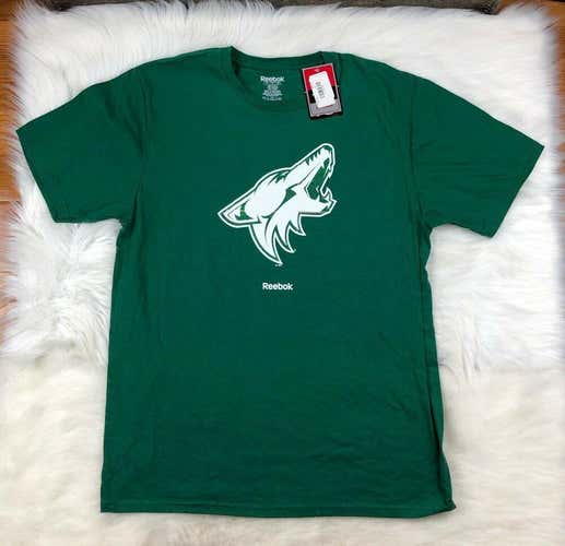 Arizona Coyotes Reebok Short Sleeve T Shirt Green Men's Large Rare NWT $33.99