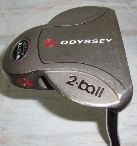 Odyssey 2-Ball White Steel Putter 36 inches Steel shaft Right Handed