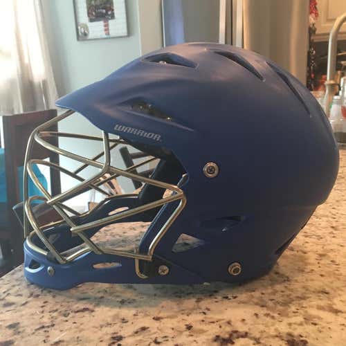 Royal blue Regulator II Helmet S/M  gold facemask