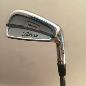 RH Titleist 735 CM Forged 6 Iron, Lightly Used, Excellent Condition, Steel-Stiff