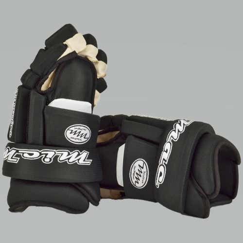 New Mic Mac Black and White Gloves 14 inch