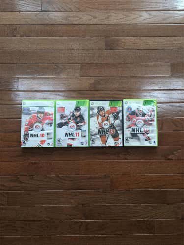 Xbox 360 NHL 10, 11, 13, And 14 Games
