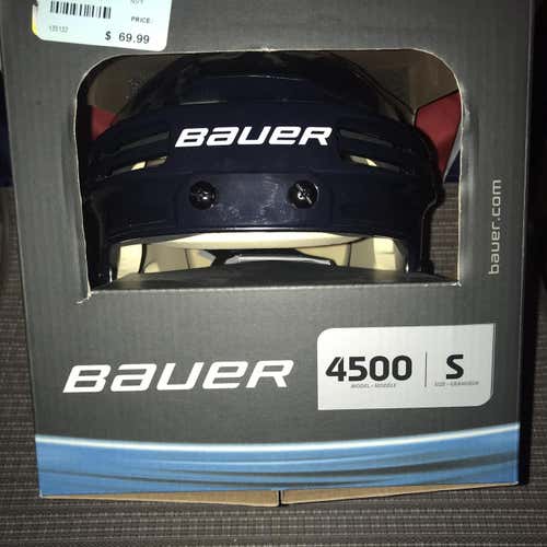 Bauer 4500 Hockey Helmet Small Navy