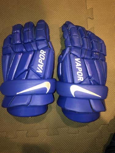 Nike Vapor Lacrosse Gloves Blue 13”