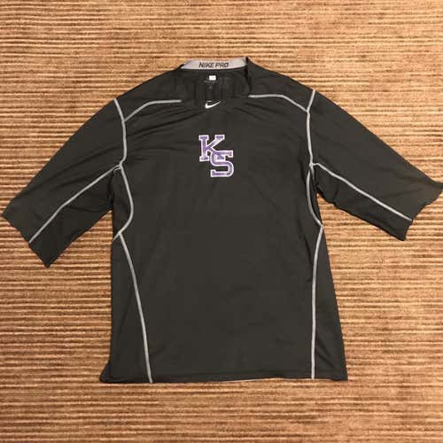 Team Issued Nike K State 3/4 Shirt (XL)