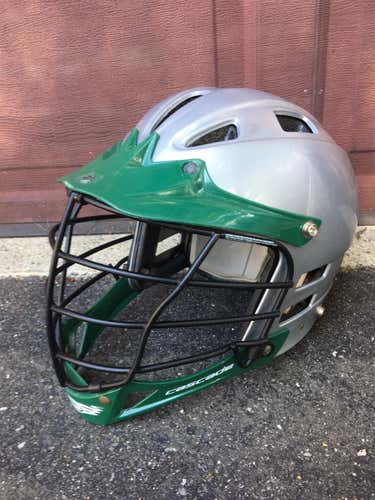 Cascade Lacrosse Helmet Gray/Green