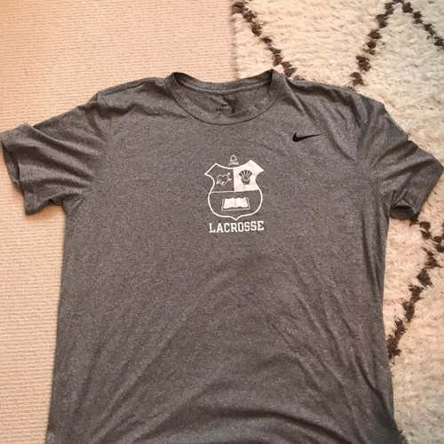 Gray Nike Salisbury Lacrosse Shirt XL