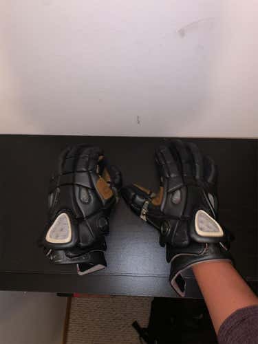 Black Maverik Rome NXT lacrosse gloves