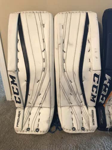 CCM Premier Pro “Comrie” Leg Pads—34+1.5”—Pro Stock