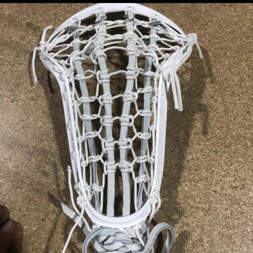 New White Epoch Lacrosse Factory Tie Up, Purpose 15 Degree Head