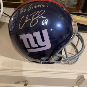 Signed New York Giants Helmet
