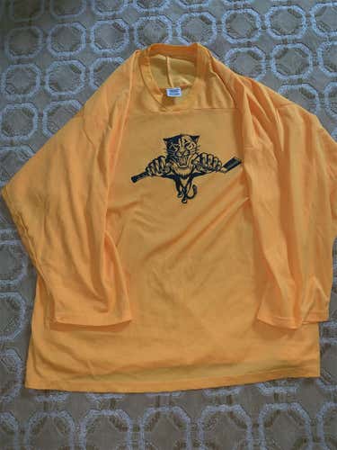 Florida Panthers Yellow Practice Jersey