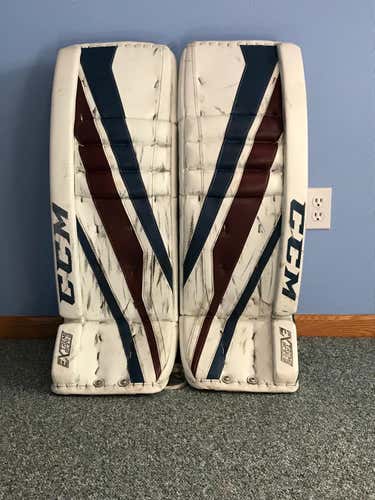 Bernier CCM Extreme Flex lll Goalie Leg Pads Senior Pro Stock