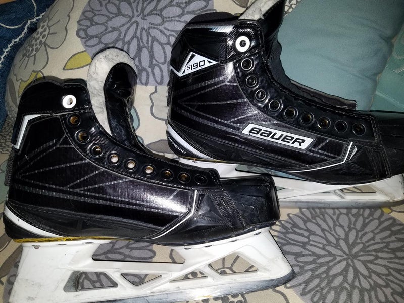 Bauer Supreme S190 Hockey Goalie Skates Senior Size 6.5