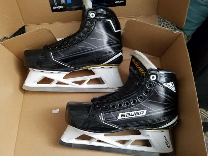Bauer Supreme S190 Hockey Goalie Skates Senior Size 6.5