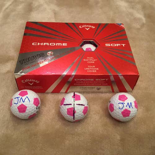 4 Boxes Used Callaway Chrome Soft Truvis Balls