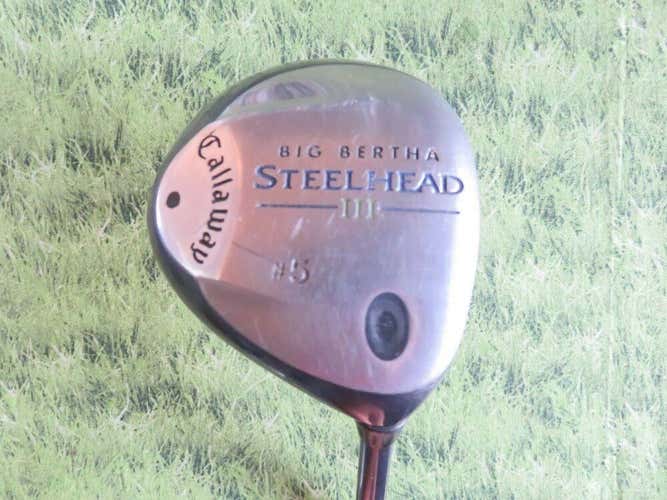 Callaway Big Bertha STEELHEAD III 5 Wood REGULAR .. #5960  *No Trade*