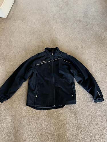 Blank Bauer Team Windbreaker Zip-Up Jacket Youth XL