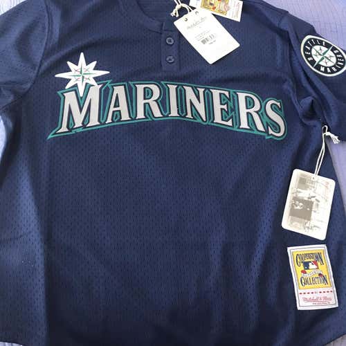 Ken Griffey Jr. 1995 Authentic Mesh BP Jersey Seattle Mariners New Mitchell & Ness Jersey