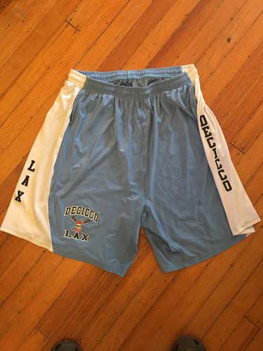 NJ Andrew DeCicco Chico'86 Lacrosse Lax Summer Team Stretchy Game Shorts XL-XXL