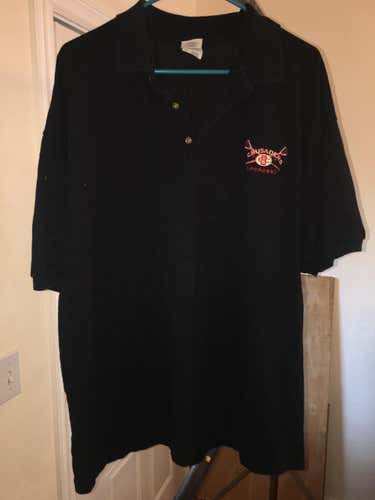 NJ Bergen Catholic BC Crusaders Lacrosse Oradell Men's XL Embroidered Polo Short Sleeve Shirt